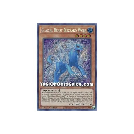 Glacial Beast Blizzard Wolf (Secret Rare)