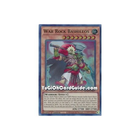War Rock Bashileos (Ultra Rare)