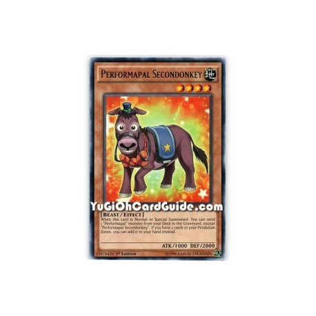 Performapal Secondonkey (Rare)