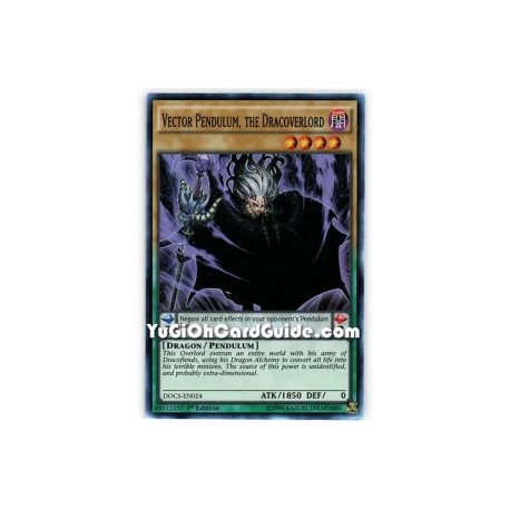 Vector Pendulum, the Dracovelord (Super Rare)