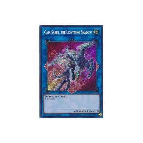 Gaia Saber, the Lightning Shadow (Secret Rare)