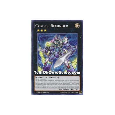 Cyberse Reminder