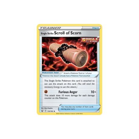 Single Strike Scroll of Scorn