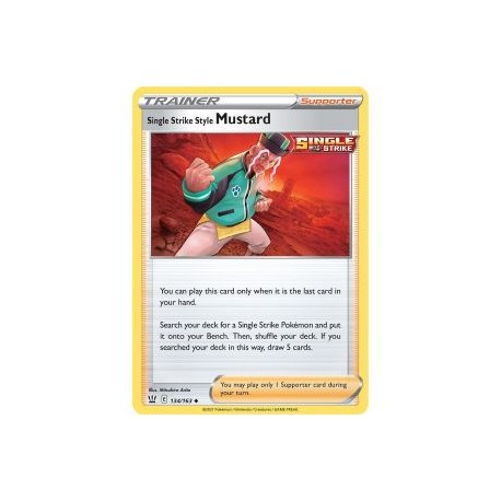 Single Strike Style Mustard