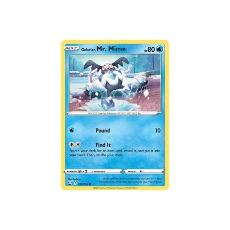 Galarian Mr. Mime - Reverse