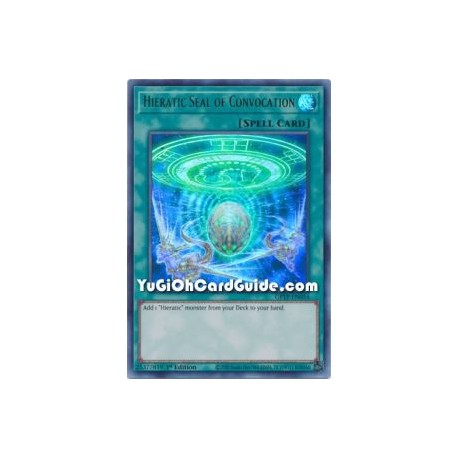 Hieratic Seal of Convocation (Ultra Rare)