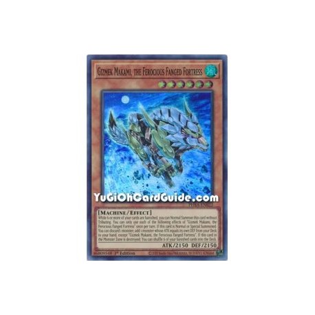 Gizmek Makami, the Ferocious Fanged Fortress (Super Rare)